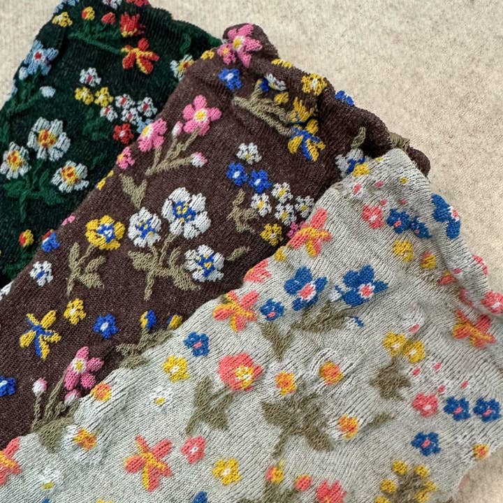 7DAYSSOCKS - Wholesale Socks - Women's - Women's Crew Harga Garden Flower Socks9