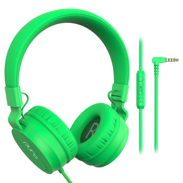 Puro Sound Labs - Wholesale Headphones - PuroBasic Wired Volume Limited Headphones with In-line Mic