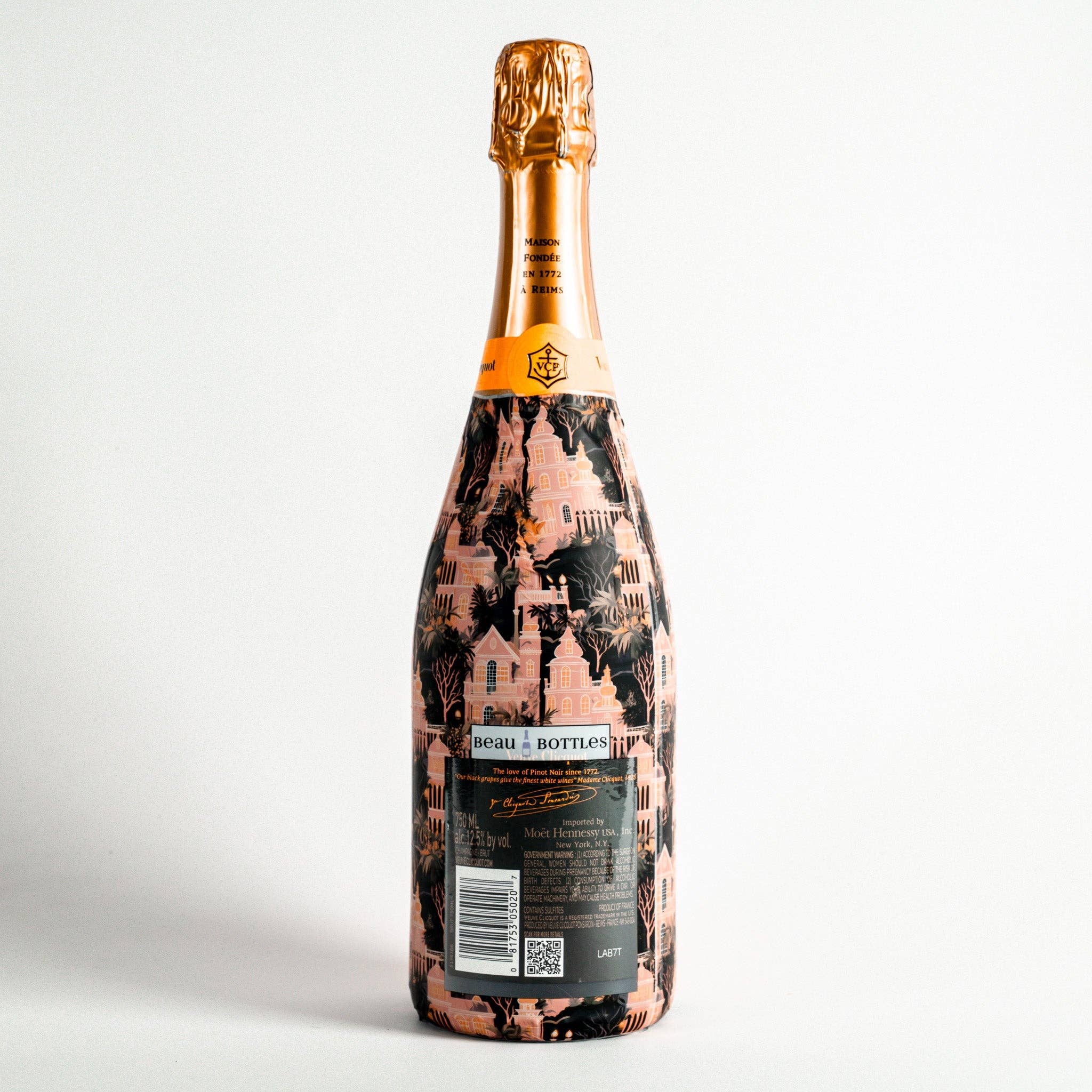 Beau Bottles - Venta al por mayor Bolsa de vino de regalo - Beau Bottles Preppy Halloween Haunted House - Colección Champagne3