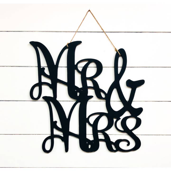 Mr and Mrs Cursive for wholesale by Greens Mill