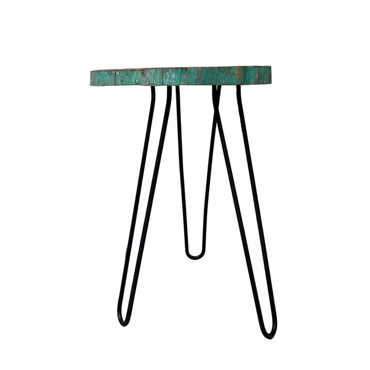 Etnico del Mondo - Wholesale Stool - Folding Stool for Plants in Iron and Solid Wood #13