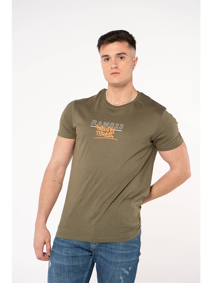 RAMS 23 - Wholesale Screen Printed T-Shirt - Men's - QR T-shirt6