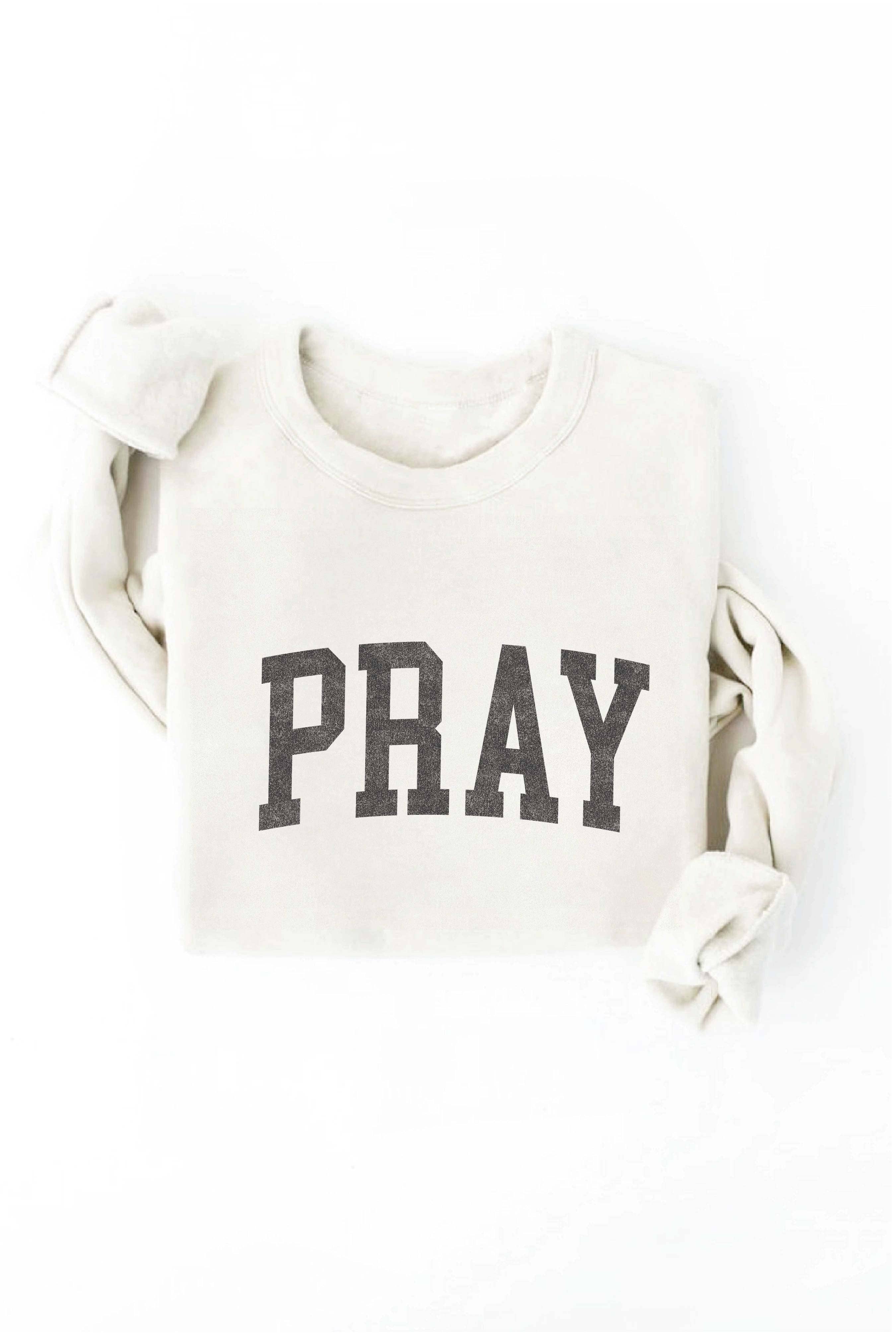 OAT COLLECTIVE - Wholesale Graphic Sweatshirt - Women's - PRAY  Graphic Sweatshirt13