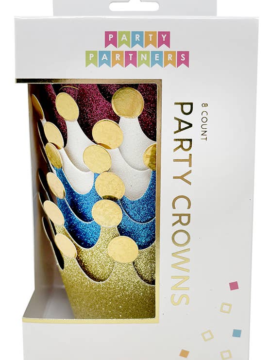 Colorful Mini Crowns for wholesale by Party Partners