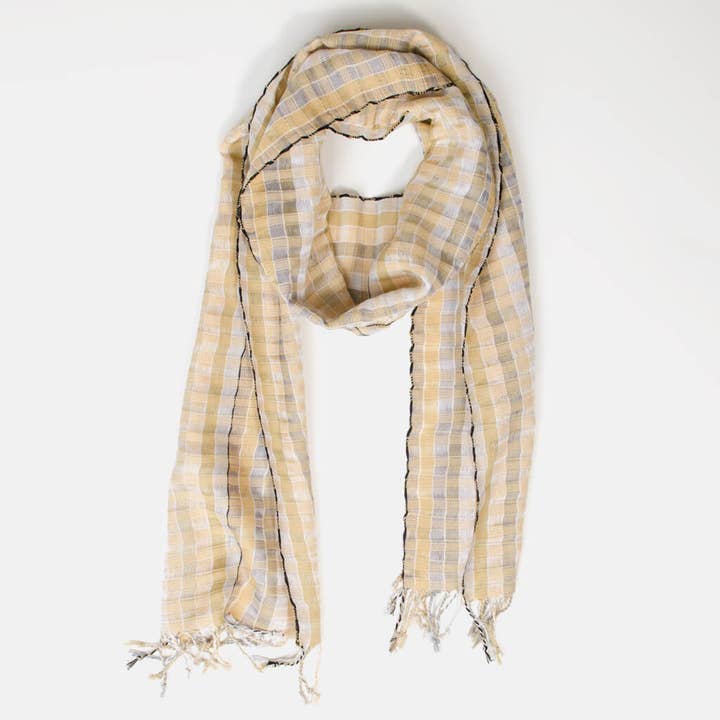 Mayamam Weavers - Wholesale Scarf - Women's - Traditional Fringed Hand Woven Scarf