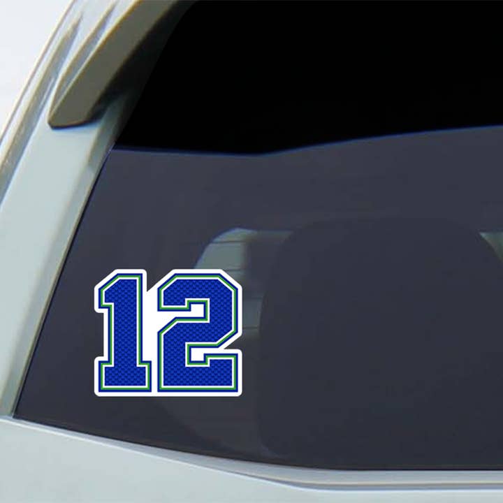 Discovery Stickers - Wholesale Sticker - Seattle Seahawks 12th Man Vinyl Sticker4
