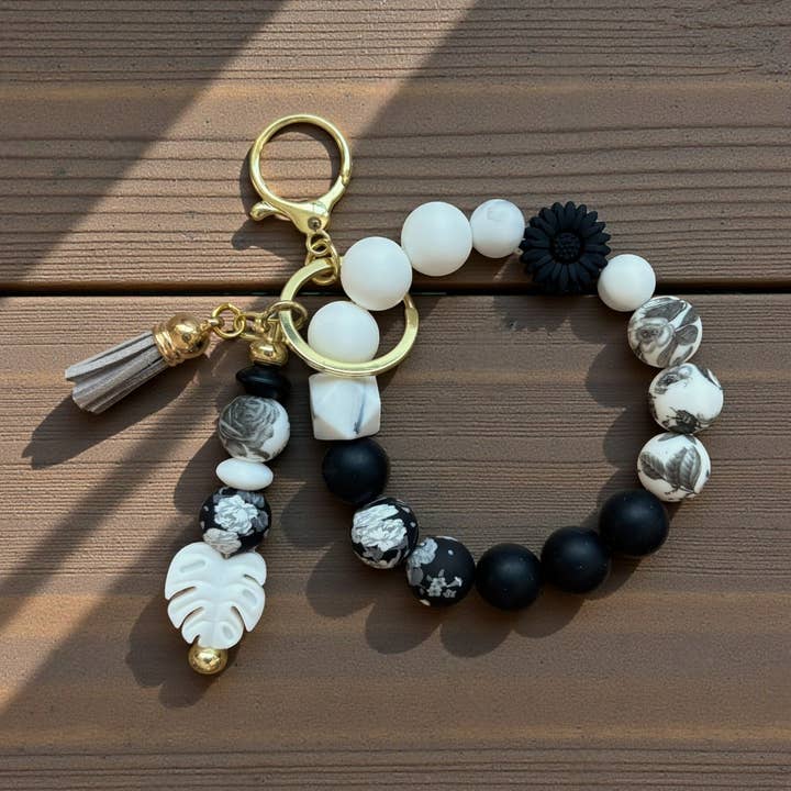 Silicone Keyring Bracelet - Perfect Palms for wholesale by Lizabell Studio