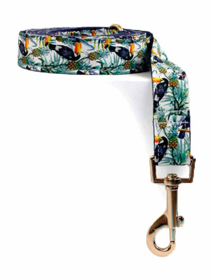 Tropical Jungle Dog Leash for wholesale by Urbana Pet Boutique