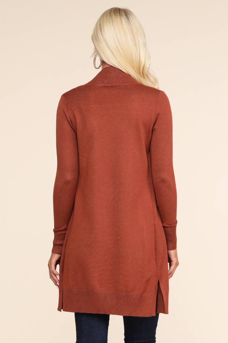 NINEXIS - Vente Cardigan – femme - AWOCAL311_CARDIGAN OUVERT À MANCHES LONGUES AVEC POCHES LATÉRALES18