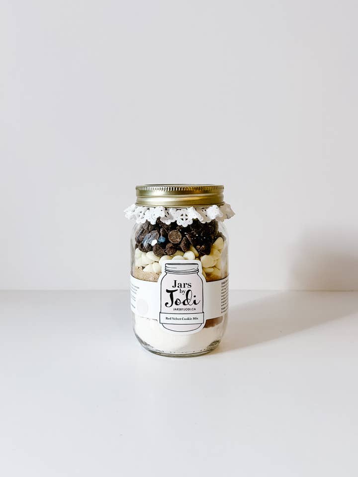Red Velvet Cookie Mix for wholesale by Jars by Jodi