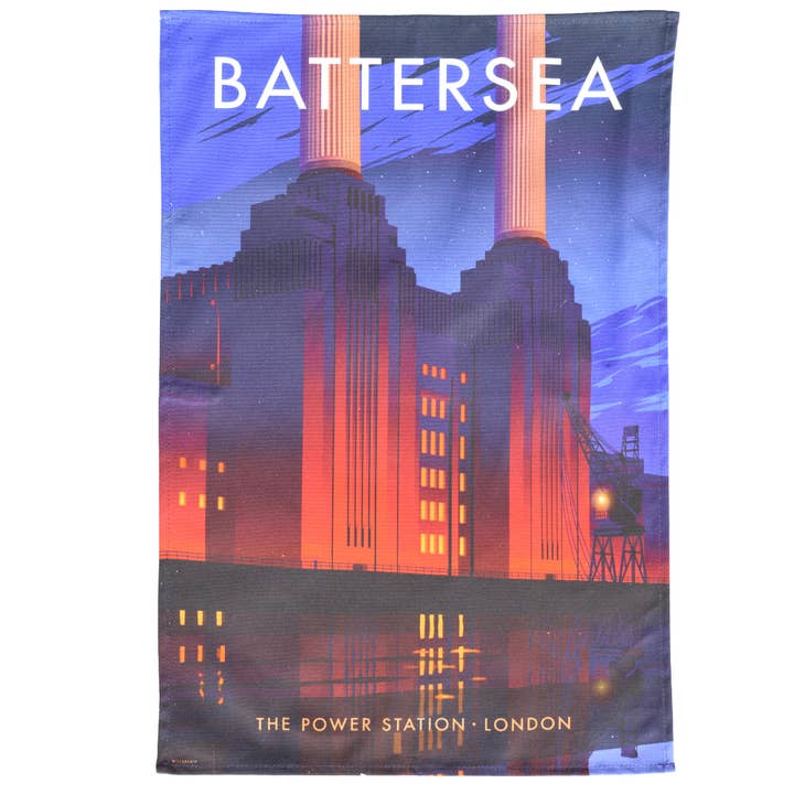 Battersea Power Station viskestykke for engroshandel hos Town Towels