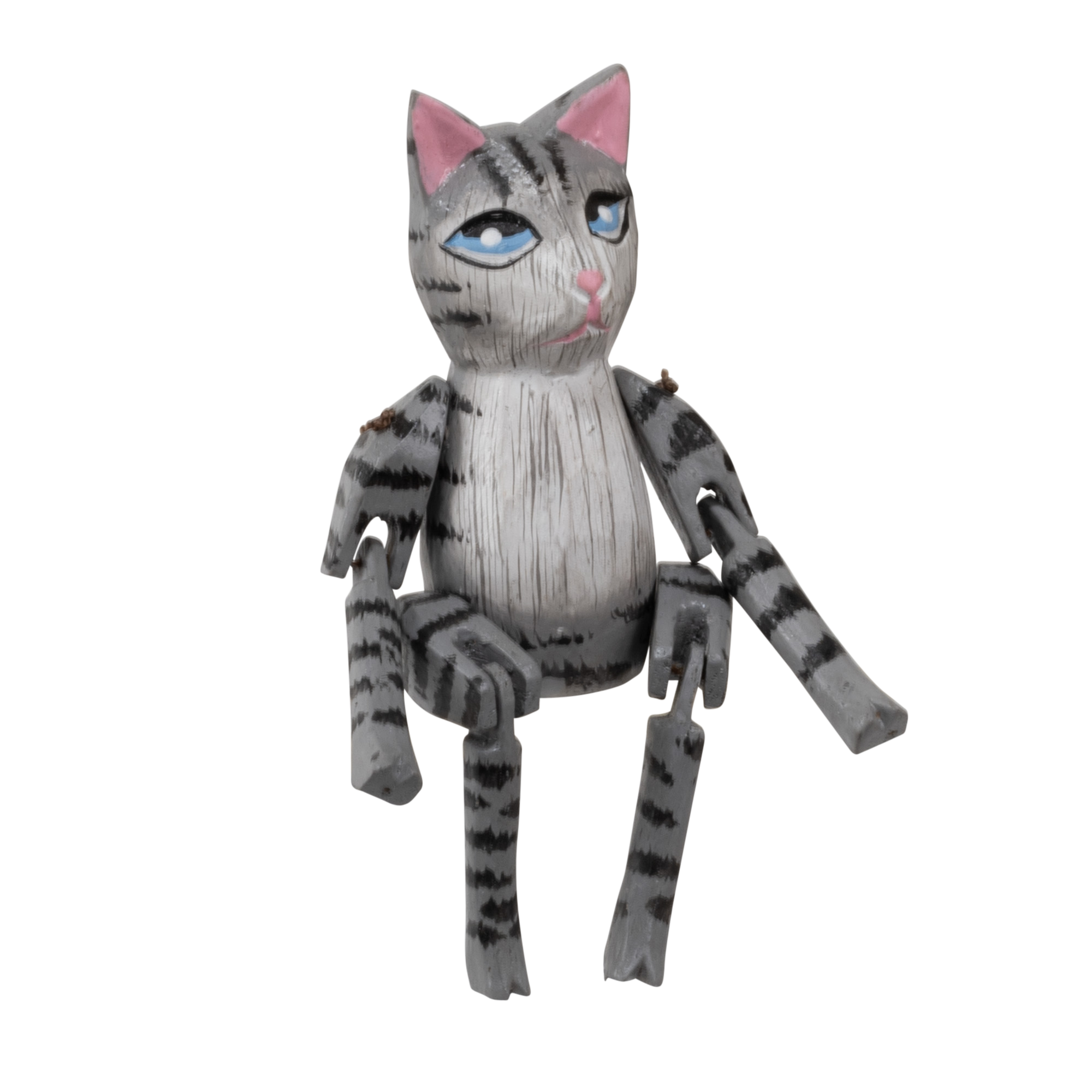 Benjamin International - Wholesale Decorative Figurine - GREY CAT  5 INCHES0