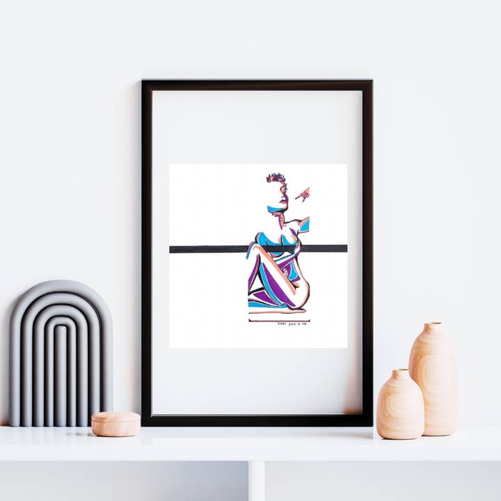 Peças Impressão de Arte emoldurada por atacado de Jazzymade