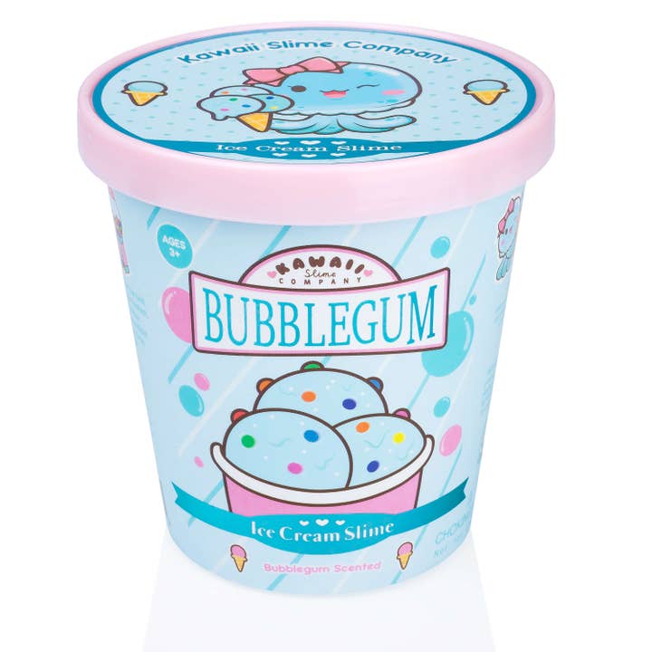 Kawaii Slime Company - Wholesale Putty/Slime - Kids - Bubblegum Scented Ice Cream Pint Slime (5pcs/case)7