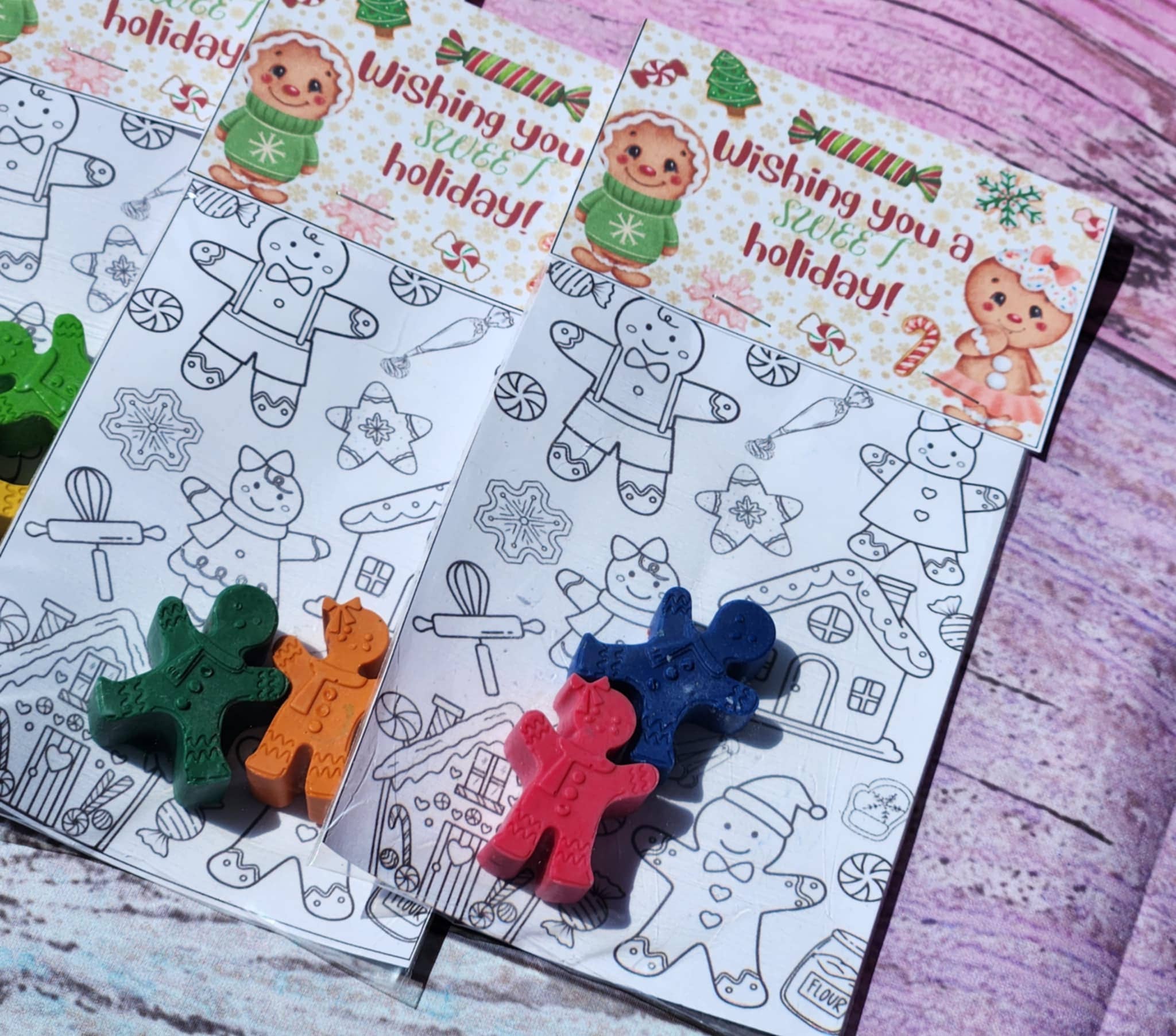 Snazzy Crayons – wholesale Festgåva – Pepparkakskritor med målarset | Julfest2