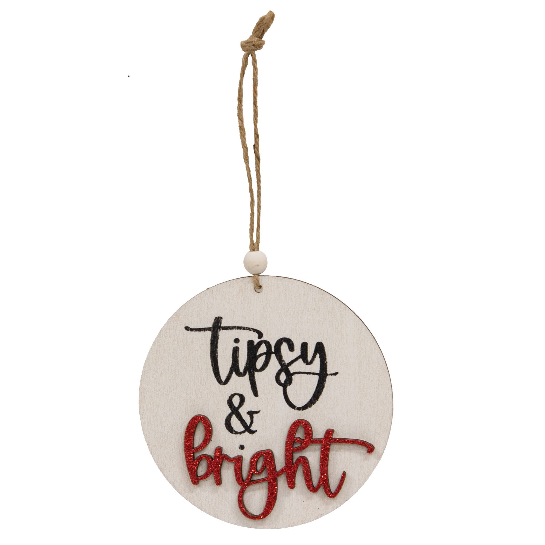 Col House Designs – wholesale Prydnadsset – Tipsy & Bright Christmas Ornament, 3 Diverse4