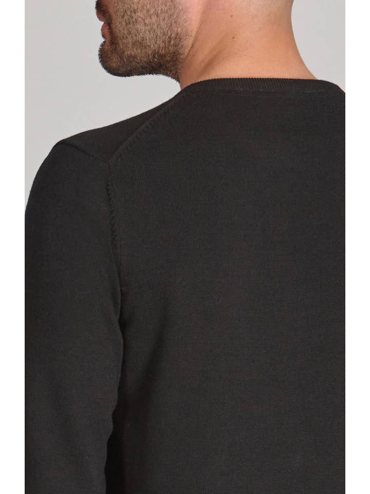 Paul James Knitwear - Wholesale Knitted jumper – Men′s - Men's Cotton Crew Neck Jumper24