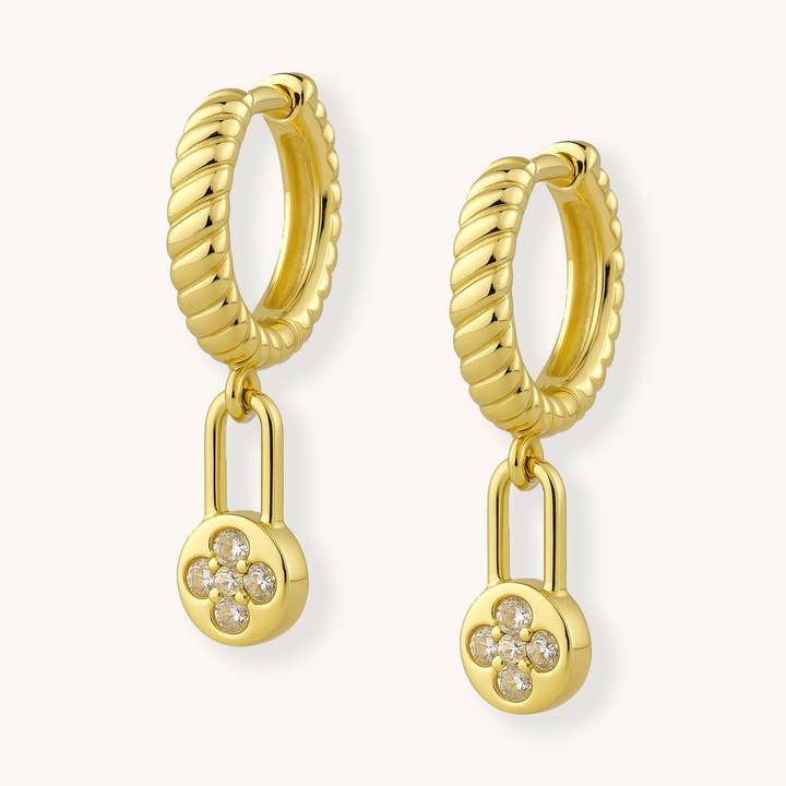 Hoft Studio - Wholesale Huggie Earrings - Whitley Drop Huggies3