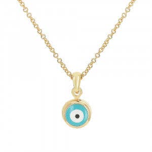 Colar de pingente de olho grego por atacado de Morana