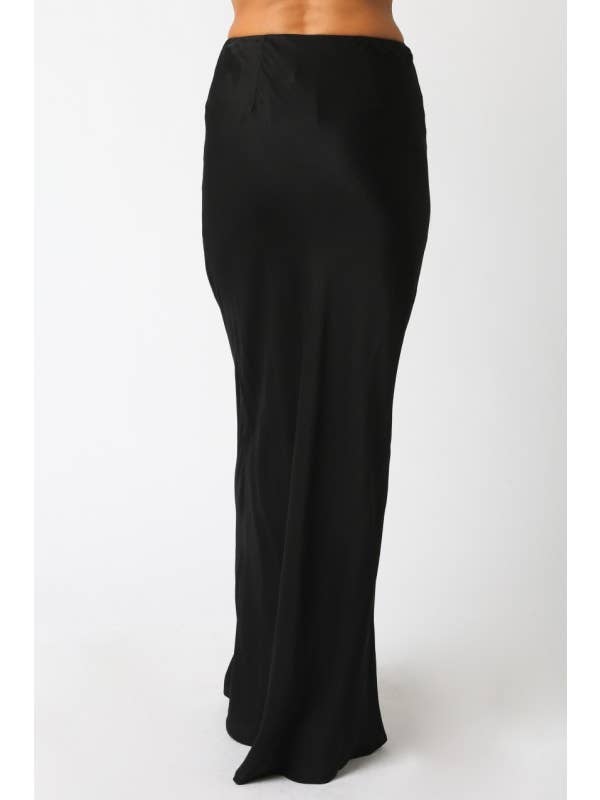 Olivaceous - Wholesale Skirt - Women's - Kaiya Satin Skirt1