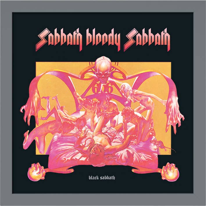 The Art Group - Wholesale Art Print - Black Sabbath (Sabbath Bloody Sabbath) Album Cover1
