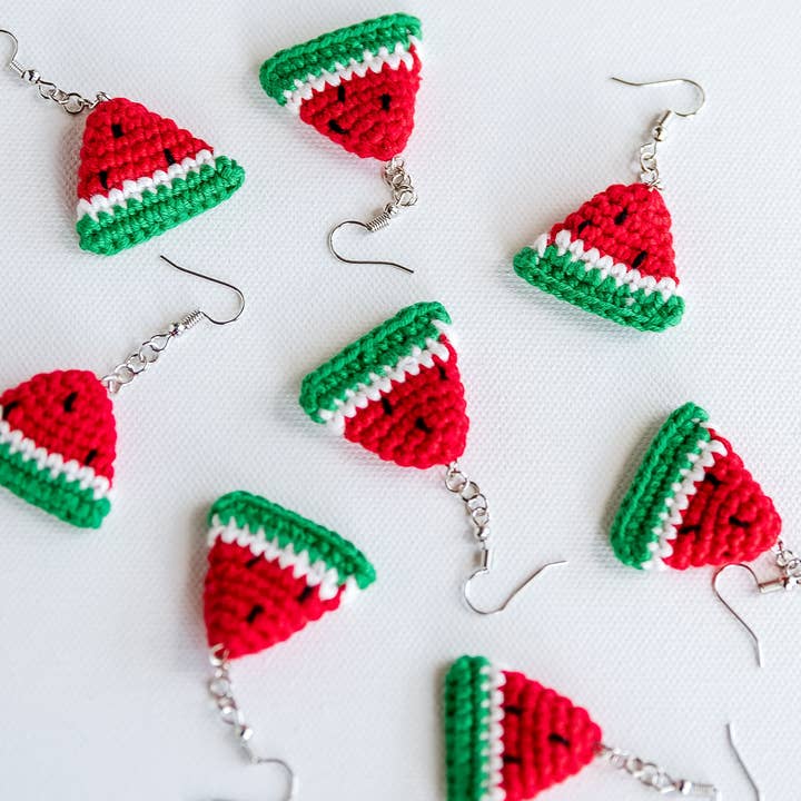 Watermelon Earrings for wholesale by Hemsin Atelier