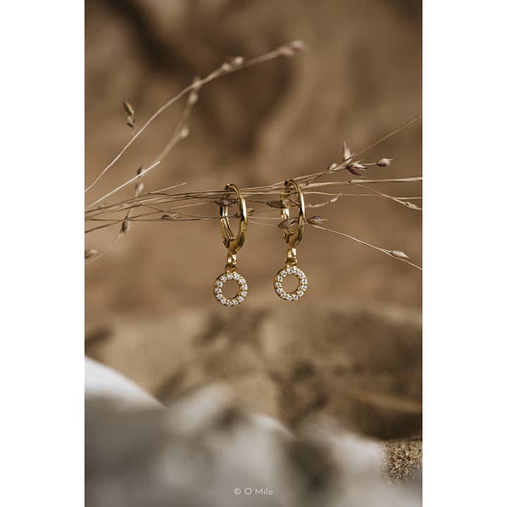 O'Milo - Wholesale Dangle Earrings - Circle Chandelier Earrings. Ecla