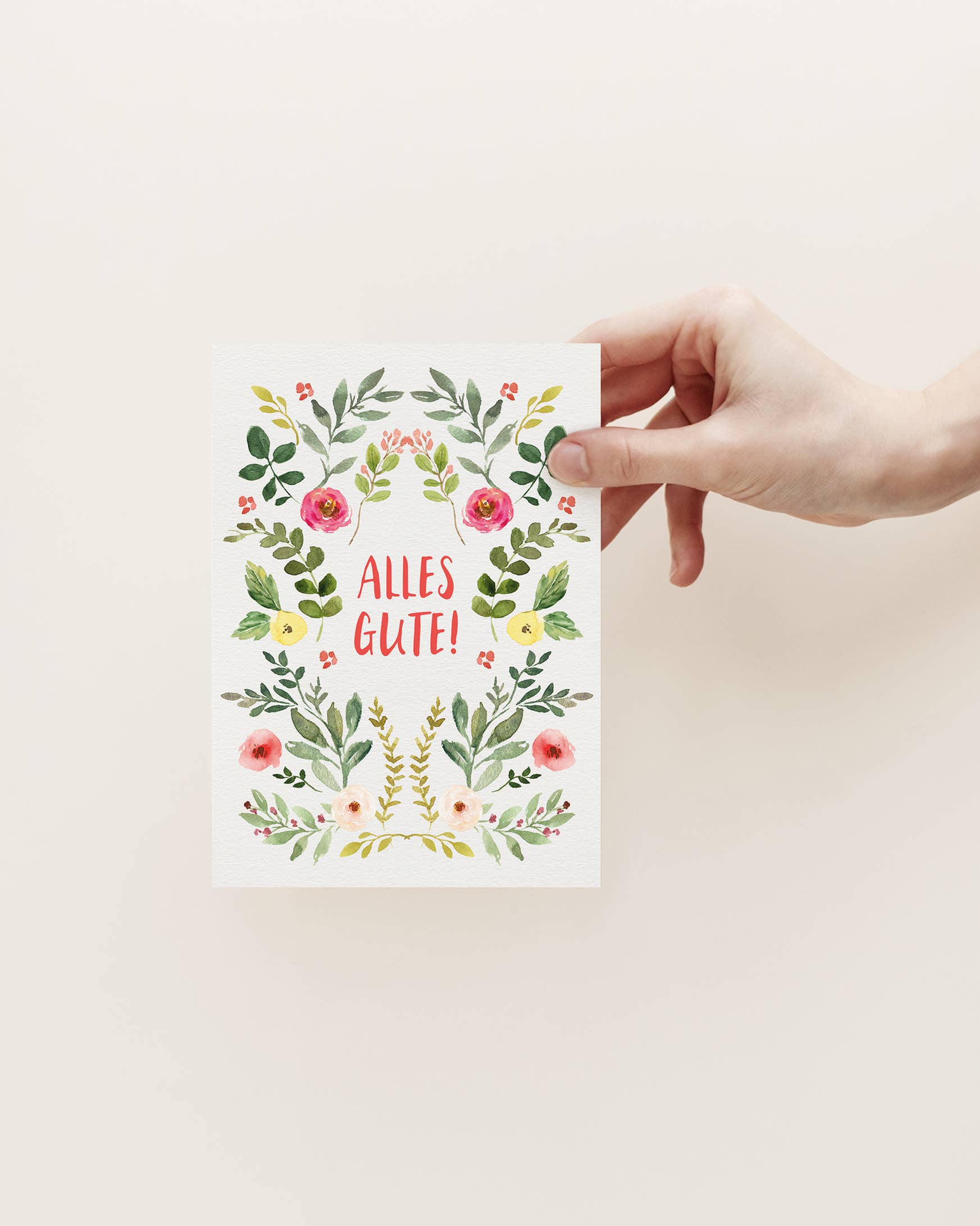 Justepixx - Wholesale Postcard - Postcard Alles Gute A6 Greetings Card1