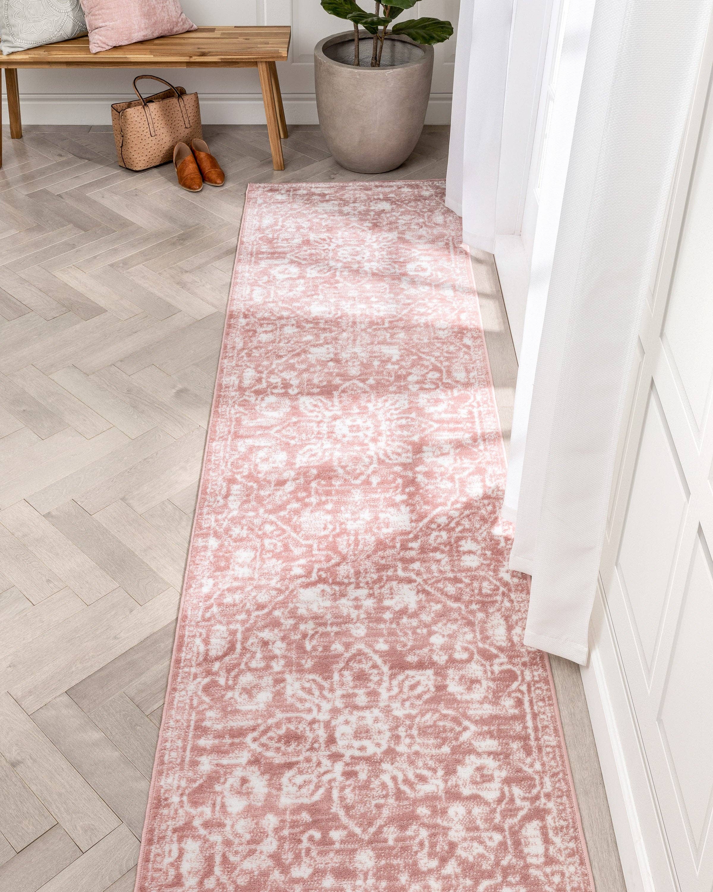 Well Woven - Wholesale Area Rug - Disa Vintage Medallion Blush Soft Rug By Chill Rugs13