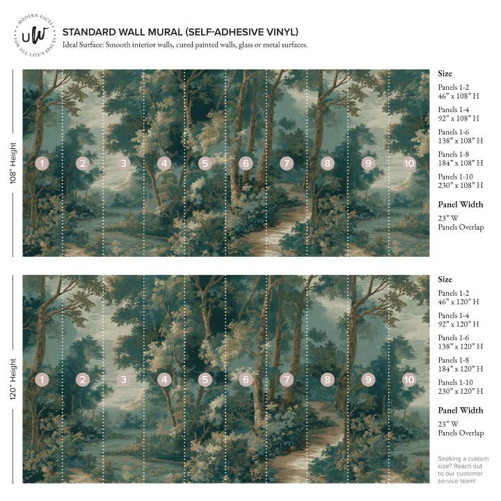 Green Tapestry Wall Mural for wholesale on Faire