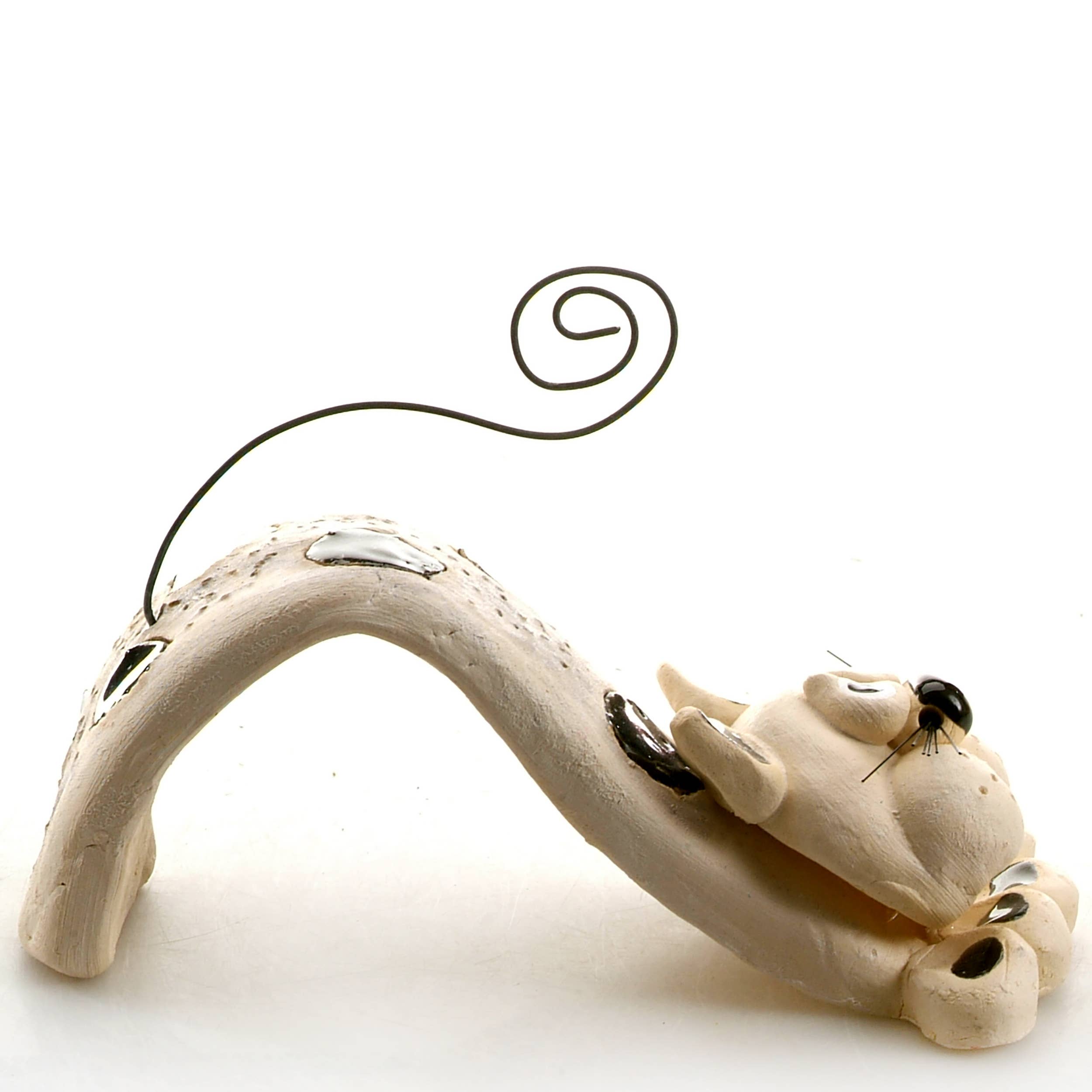 Enigma Supplies – Engroshandel Pyntefigur – Bendy Cat med Whiskers keramisk figur | Forskellige farver3