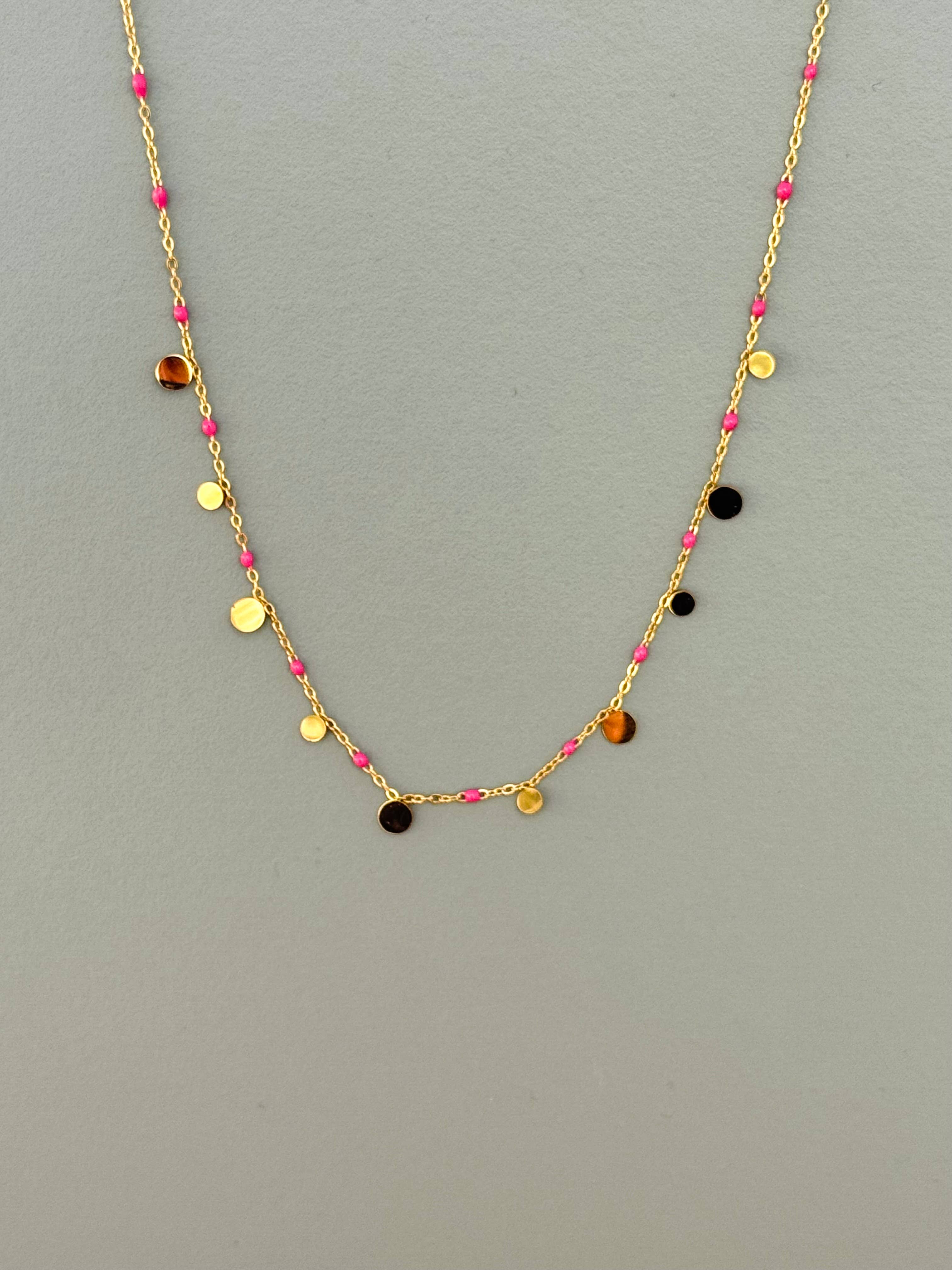 Cassette Barcelona - Wholesale Beaded/Pearl Necklace - Dots Enamel Necklace2