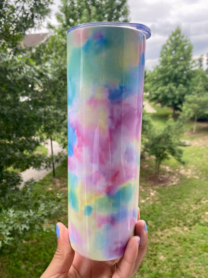 Gobelet à sublimation Pastel Tiedye pour la vente par 1989 Co.