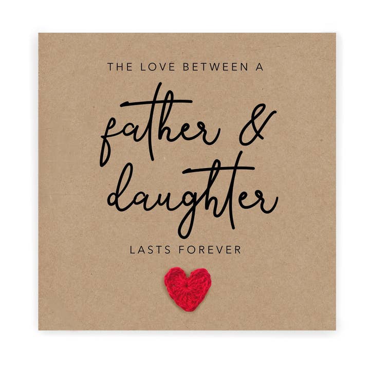 Daughter Fathers Day Card for wholesale by Fifi's Handcrafted