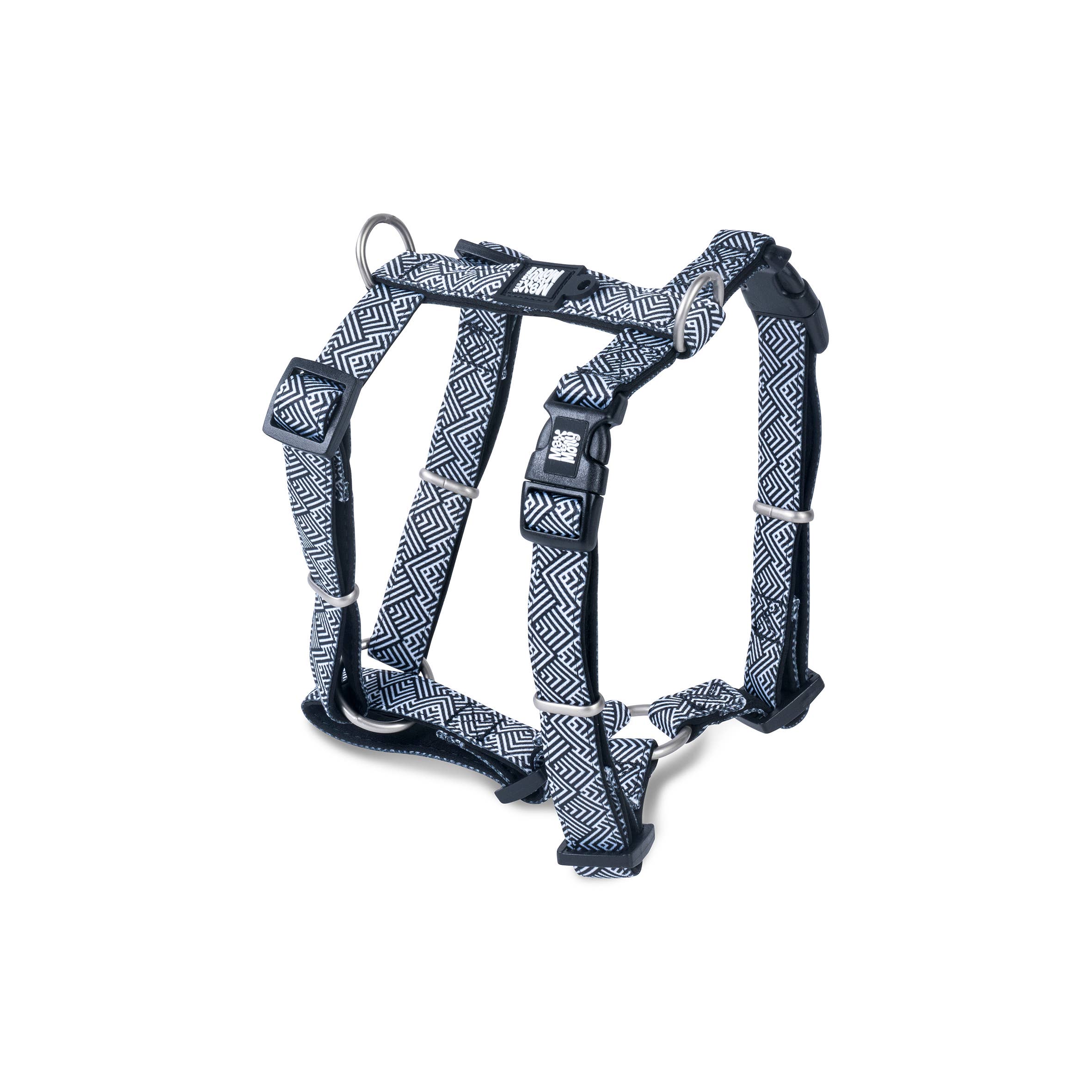 Max & Molly – Engroshandel Kæledyrssele – Hund – Hund H-sele - Mykonos Sort0