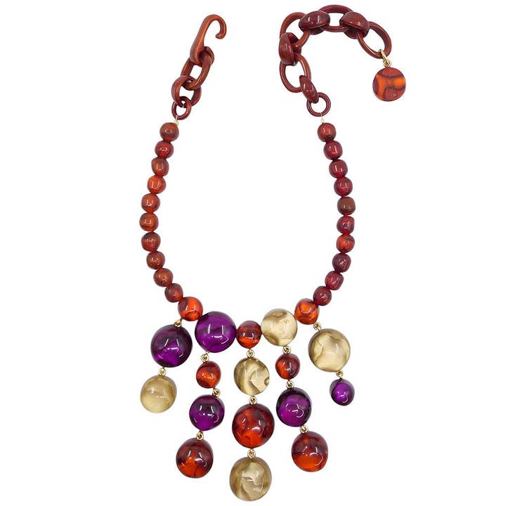 Lizzy Halskæde - 1300428 for engroshandel hos Dominique Denaive Paris