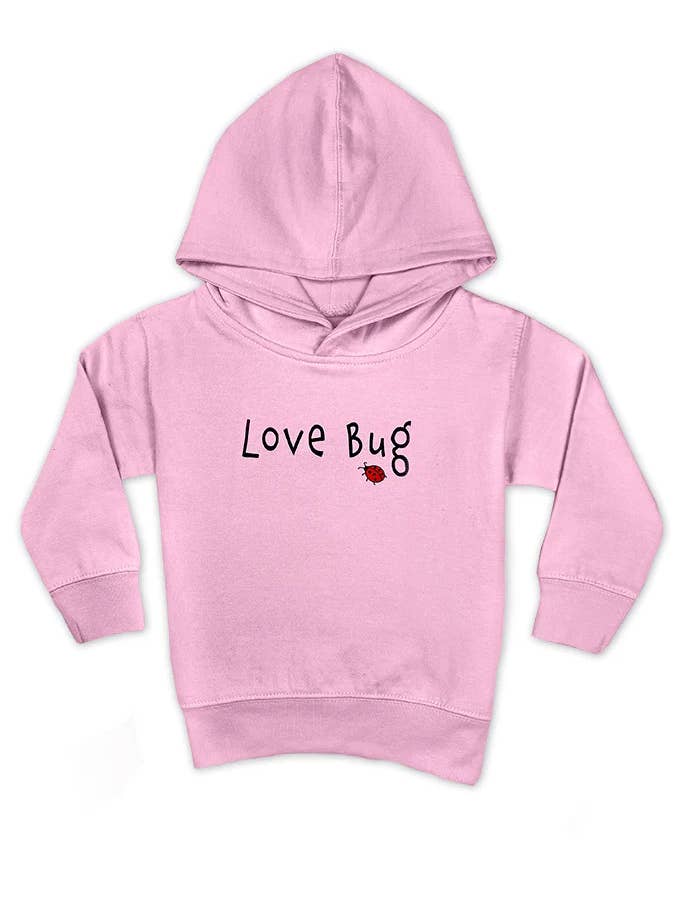 Kids Graphic Hoodie - "Love Bug" for wholesale by Short Stack Goods