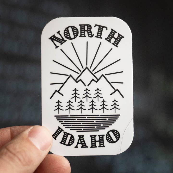 North Idaho Sticker for wholesale by IdaWholesale