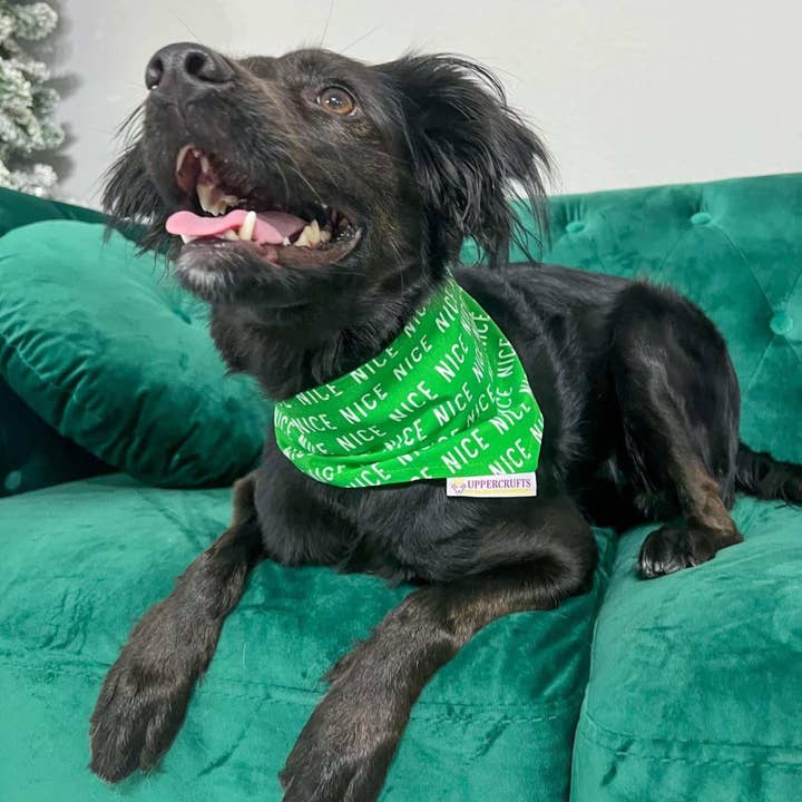 Bandana Nice List para venta al por mayor de Uppercrufts, LLC