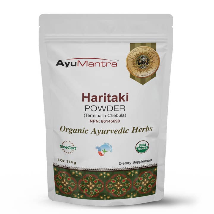 Haritaki Powder (Terminalia chebula) - 114g for wholesale by AyuMantra