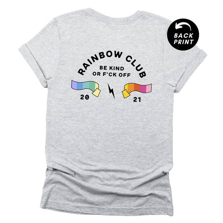 Maglietta Rainbow Club LGBTQ+ per la vendita all'ingrosso da parte di The Spark Company