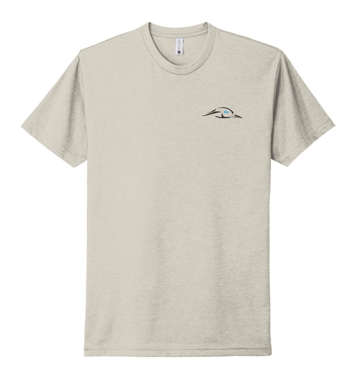 American Flyway Waterfowl - Venta al por mayor Camiseta serigrafiada - Unisex - Camisas con logo liso de la serie Grinder4