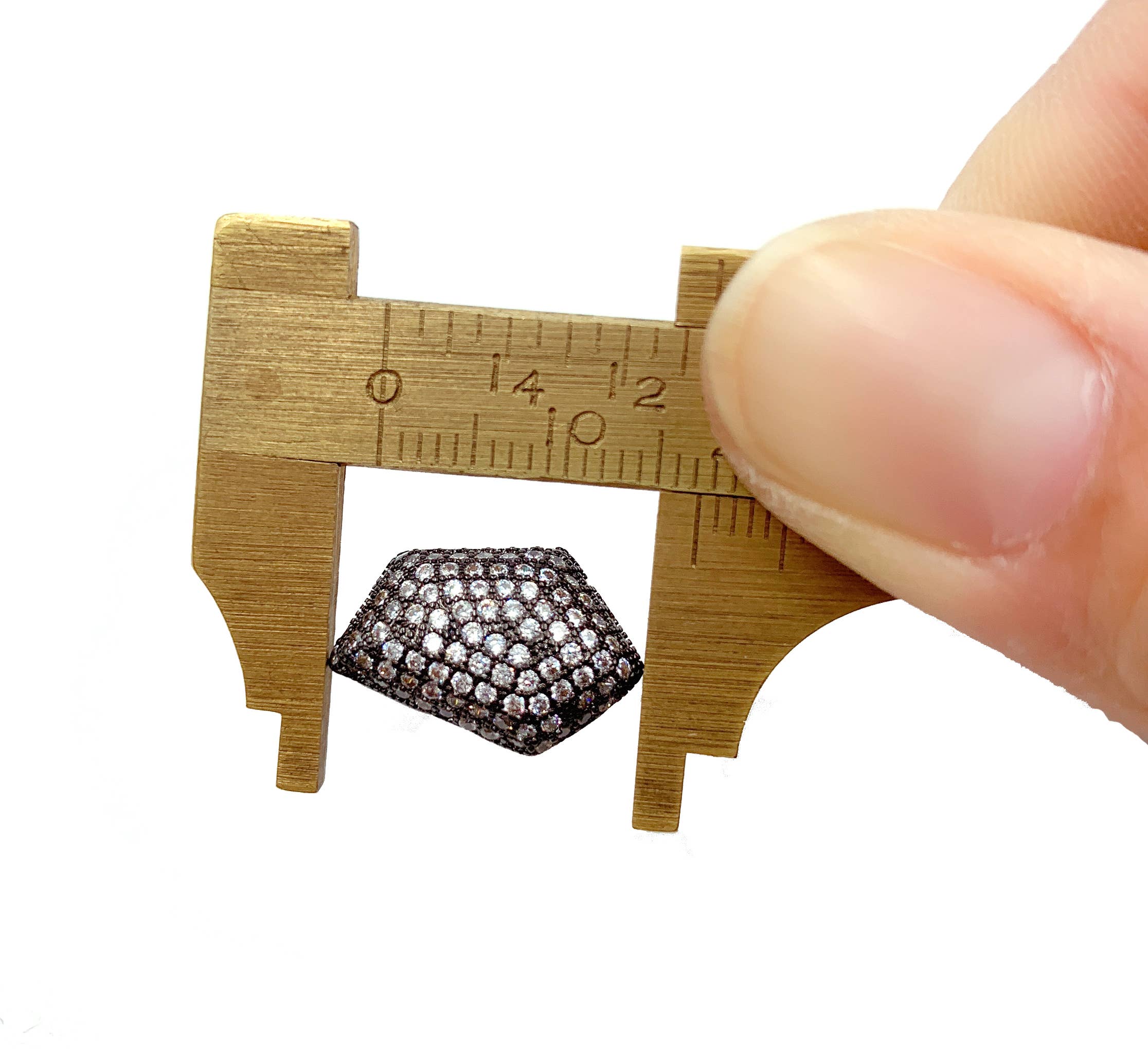 findings4uGem - Wholesale Craft Supplies - Irregular Shape Beads Gold Filled for DIY Jewelry, BD0114