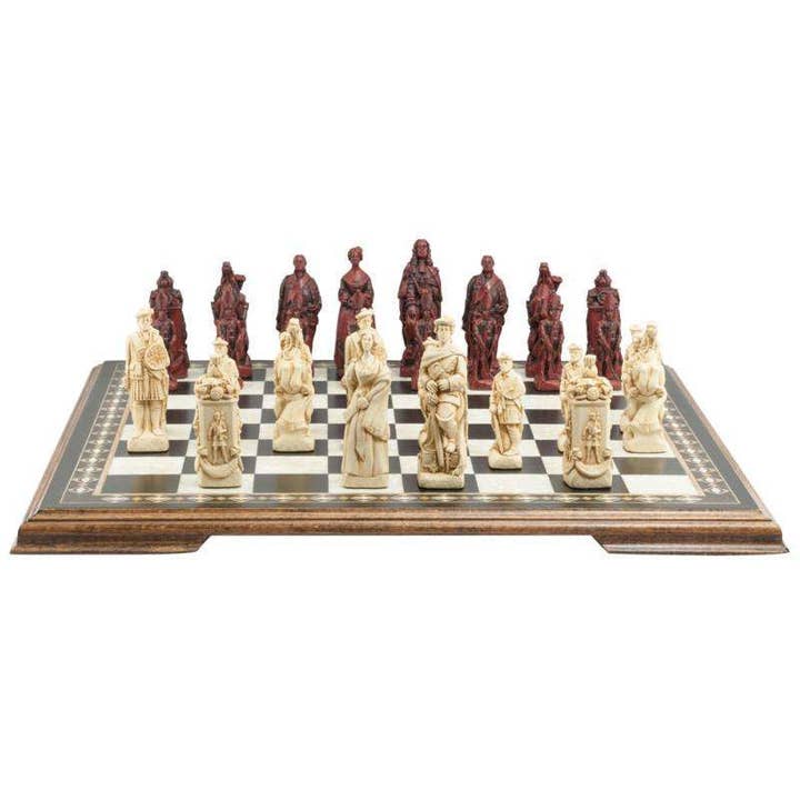 Battle of Culloden - Hand Painted Chess Set for wholesale by Timeline Gifts Ltd