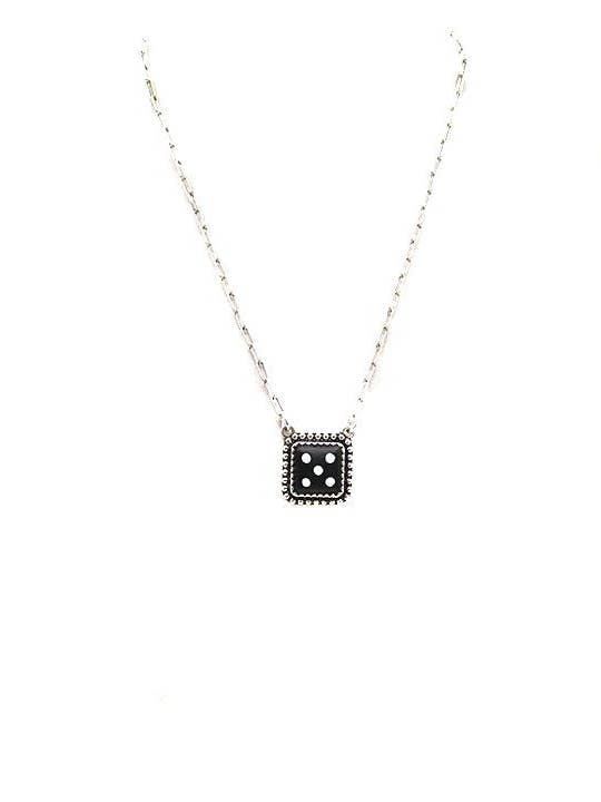 Black Dice Necklace for wholesale by Snowing West