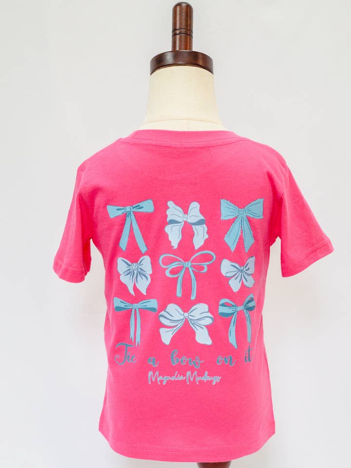 Tie a Bow on It Kids' Tee | Southern Preppy for wholesale by Magnolia Mudbugs