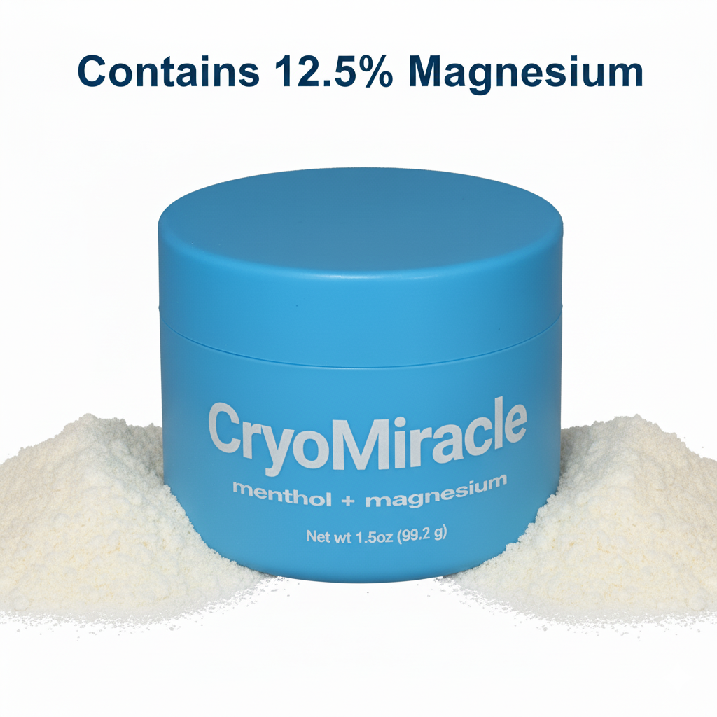 CryoMiracle LLC - Wholesale Body Balm/Butter - CryoMiracle Menthol and Magnesium Cream4