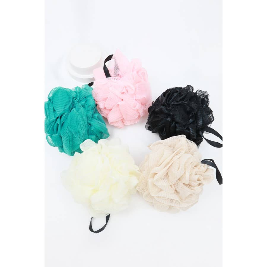 MIX COLOR Mesh Shower Ball for wholesale on Faire