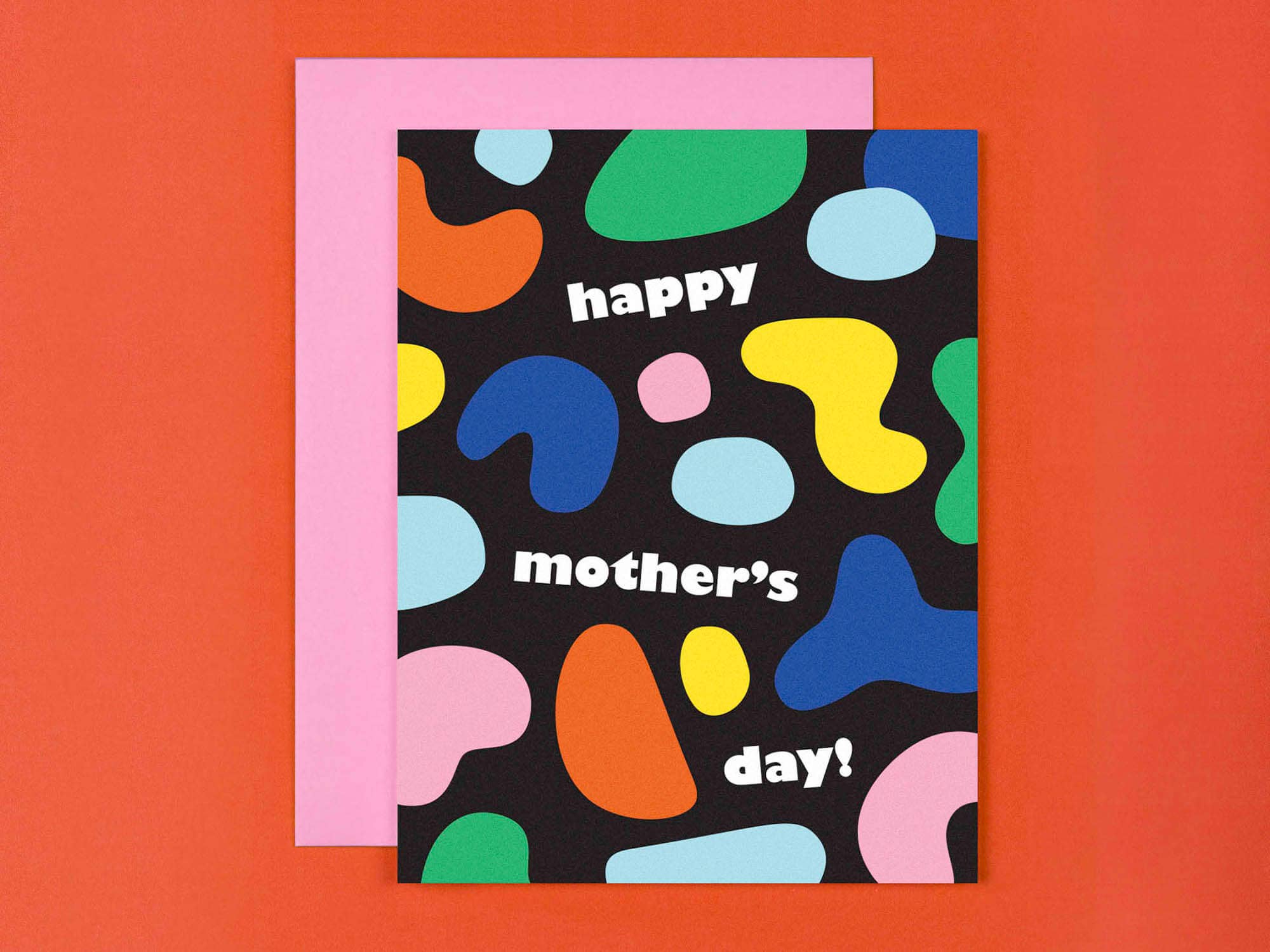 My Darlin' - Venta al por mayor Tarjetas del Día de la Madre - Formas del Día de la Madre • Tarjeta Abstracta de Blobs para Mamá o Mami1