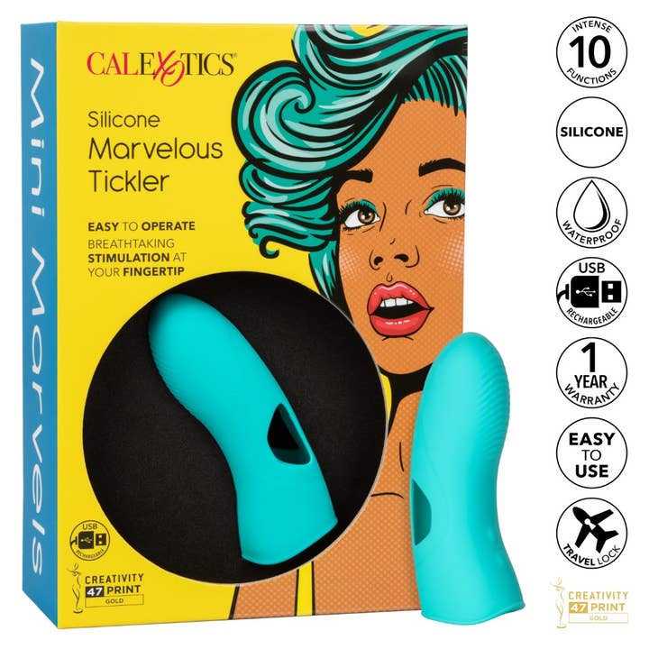 CalExotics - Wholesale Sex Toy - Mini Marvels Silicone Marvelous Tickler